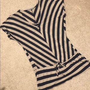 Olivia Moon stripped shirt
